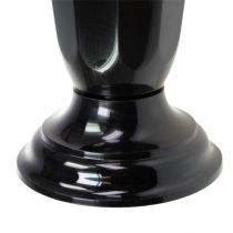 Article Vase décor “Szwed” noir Ø16cm 1 pc