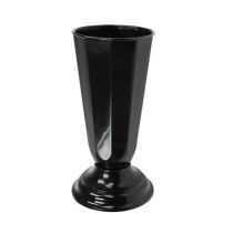Article Vase décor “Szwed” noir Ø16cm 1 pc