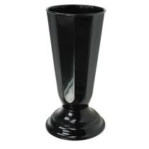 Vase à sertir Szwed noir Ø23cm, 1p
