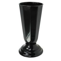 Article Vase à décor Szwed noir Ø23cm 1 pc