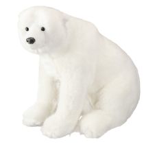 Article Figurines décoratives ours polaire debout et assis blanc 16/20 cm 3 pièces