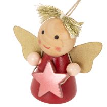Article Pendentif décoratif ange avec étoile à suspendre, 5 cm, lot de 9