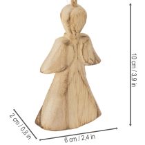 Article Figurine d'ange à suspendre au sapin de Noël, 10 cm, lot de 12