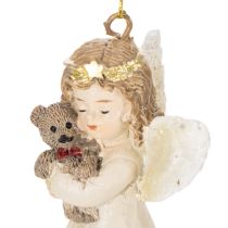 Article Anges décoratifs pour sapin de Noël, style vintage, 10 cm, lot de 3