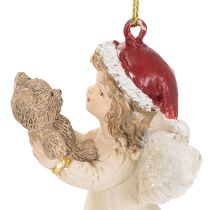 Article Anges décoratifs pour sapin de Noël, style vintage, 10 cm, lot de 3