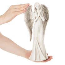 Article Figurine d'ange debout en prière, décoration, 36 cm