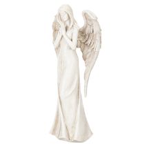 Article Figurine d'ange debout en prière, décoration, 36 cm