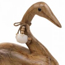 Déco canard canard en bois déco bois de manguier 29x8.5x21.5cm