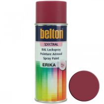Bombe de peinture Belton spectRAL Peinture en aérosol mat soie Erika 400ml