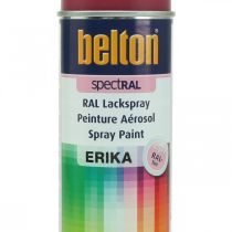 Bombe de peinture Belton spectRAL Peinture en aérosol mat soie Erika 400ml
