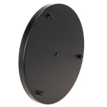 Article Présentoir de service rond en métal à trois niveaux pour la décoration de table à plusieurs étages, 61 cm