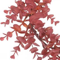 Couronne décorative eucalyptus rouge Couronne artificielle d&#39;eucalyptus Ø32cm