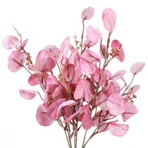 Article Branche d&#39;eucalyptus eucalyptus pailleté artificiel rose 65cm 3pcs