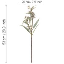 Article Décoration de branches d'eucalyptus artificielles, arrangement de branches, 3 pièces
