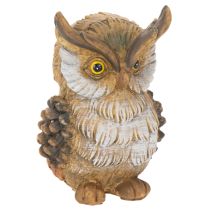 Article Figurine de hibou, petit hibou assis, décoration, 11 cm