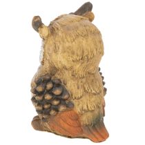 Article Figurine de hibou, petit hibou assis, décoration, 11 cm