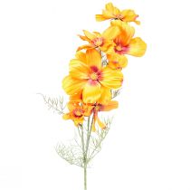 Article Cosmea Kosmee panier à bijoux fleur artificielle orange 75cm