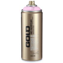 Article Peinture en aérosol couleur rose litchi Montana Gold 400 ml