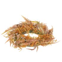 Article Couronne de fougère artificielle pour table et porte 35 cm