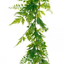 Guirlande de plantes suspendues artificielles vert 150cm