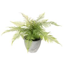 Article Fougère artificielle en pot pour salon et bureau, 35 cm