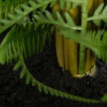 Article Fougère artificielle en pot pour salon et bureau, 35 cm