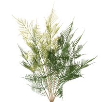 Article Branche de fougère artificielle décorative, verte, réaliste, 56 cm