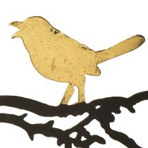 Article Décoration de fenêtre oiseau, décoration automne à suspendre, métal Ø22,5cm