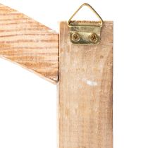 Article Cadre de fenêtre en bois comme décoration murale 100 cm
