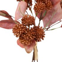 Fat Hen Rouge Sedum Stonecrop Fleurs Artificielles 41cm 3pcs