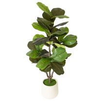 Article Ficus lyrata artificiel 120 cm décoratif pour salon