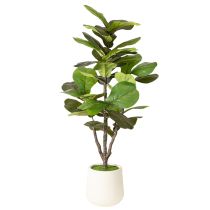 Article Ficus lyrata artificiel 120 cm décoratif pour salon