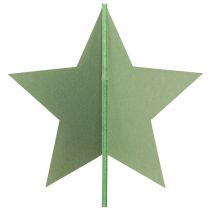 Article Etoile décorative en feutrine à poser décoration de Noël feutrine vert H62cm