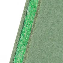 Article Décoration de sapin de Noël en feutrine vert sapin H80cm