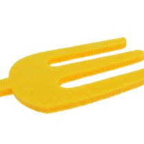 Article Outil de jardin en feutre jaune, pelle et râteau de jardin 6pcs