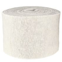 Article Ruban de feutrine 15cm x 5m bicolore gris, blanc