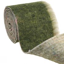 Article Ruban feutre Franzi pot ruban laine feutre vert foncé 15cm 4m