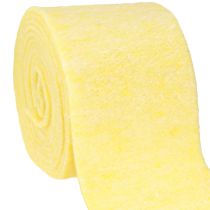 Article Ruban feutre jaune clair 15cm 5m