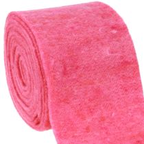 Article Ruban feutre rose 15cm 5m