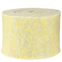 Article Ruban feutre ruban de laine ruban de pot ruban décoratif gris jaune 15cm 5m