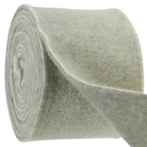 Article Ruban de feutrine 15cm x 5m bicolore gris, blanc