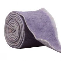 Article Ruban de feutre Franzi ruban de feutre de laine violet bicolore 15cm 4m
