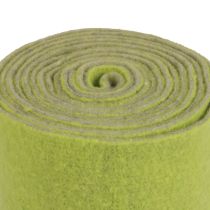 Article Ruban en feutre ruban de laine rouleau de feutre ruban décoratif vert gris 15cm 5m