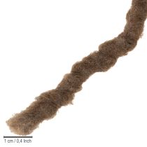 Article Cordon en laine marron, ruban décoratif de 25 m pour l&#39;art floral et les loisirs créatifs