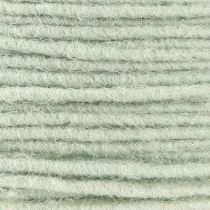 Article Cordon de feutre, fil de laine, fil de mèche, menthe 100 m