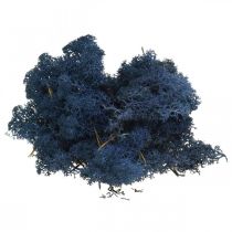 Mousse déco bleu mousse sèche pour artisanat coloré 500g