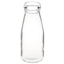 Article Vase bouteille en verre Verre décoratif rétro Ø7,5cm H19cm