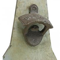 Décapsuleur vintage décoration métal avec bac de récupération H41cm