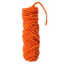 Cordelette de feutrine „Flausch Mirabell“ 25 m orange