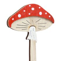 Article Bouchons décoratifs en bois pour champignon, bouchons à fleurs en bois 18cm 12pcs